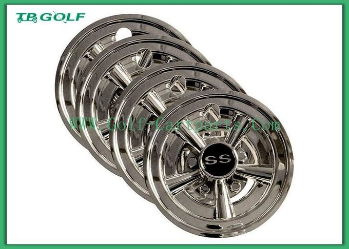 10 polegada W-8 dos tampões de cubo 8 das tampas de roda do carrinho de golfe dos SS do raio para o carro Ezgo do clube