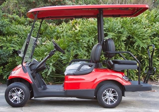 Parte alta customizável da cor do carrinho de golfe elétrico da velocidade máxima 30mph atualizável