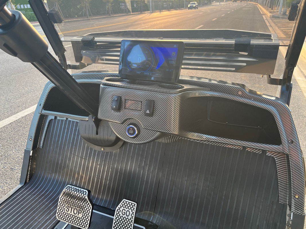 Parte alta customizável da cor do carrinho de golfe elétrico da velocidade máxima 30mph atualizável