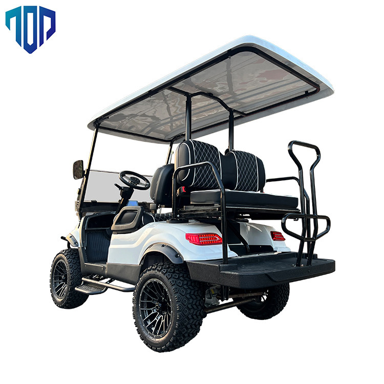 25mph Electrical Golf Cart , Customizable Color TOP Golf Car EV.2+2G