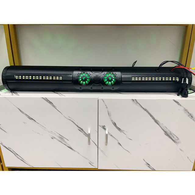 Amplificado ATV UTV Carrinho de Golf BT Conector 8 Carrinho de Golf Linguista Soundbar Impermeável Com Iluminação LED