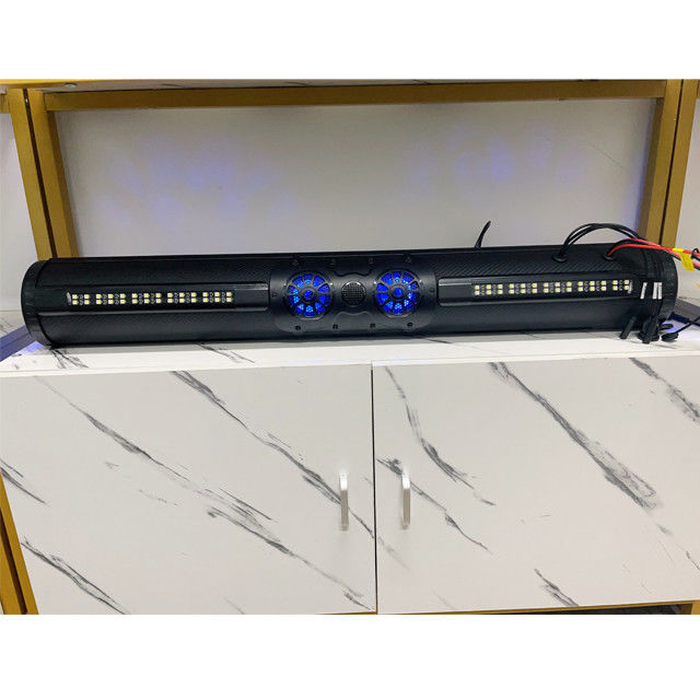 Exterior Amplificado ATV UTV Golf Cart BT Conector 8 alto-falante Soundbar à prova d'água Com iluminação LED 500 Watts