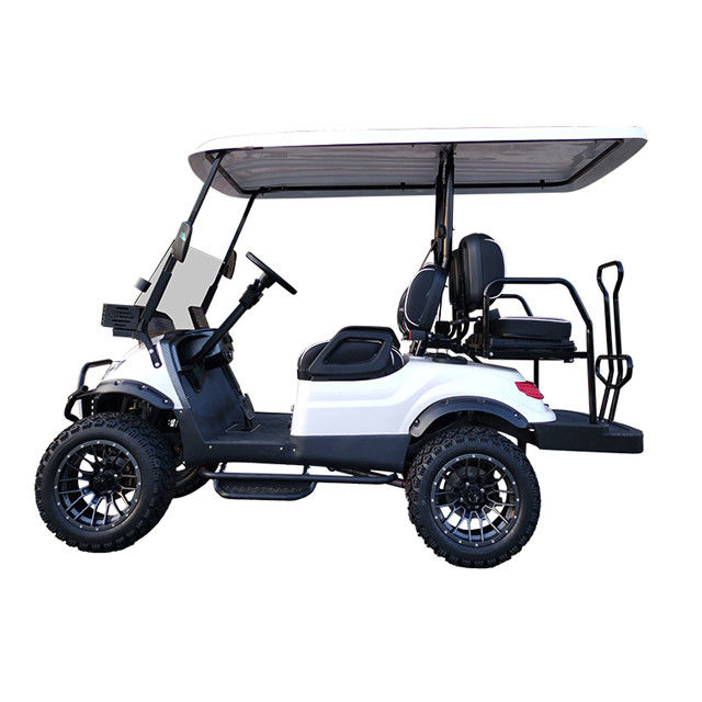 Novo carro de golfe elétrico de bateria de lítio equipado com sistema de segurança para turismo