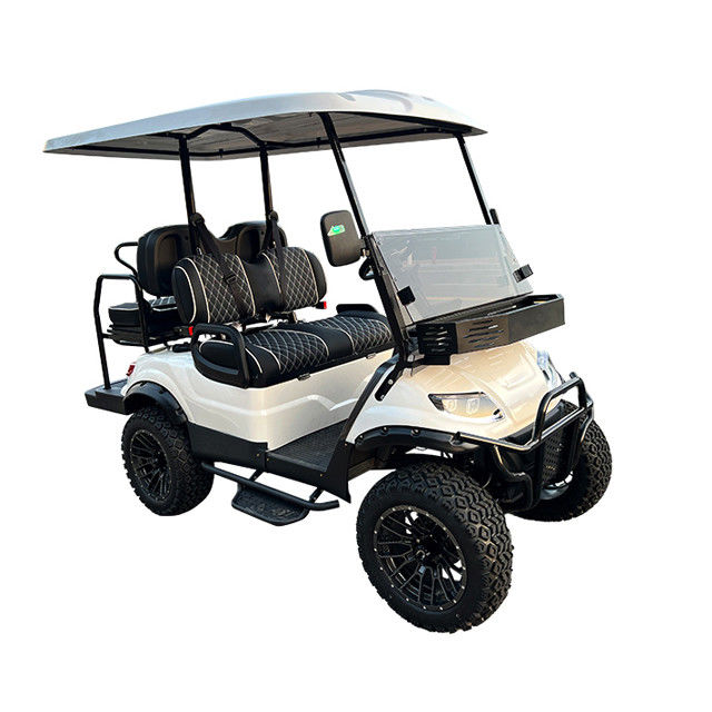 Novo carro de golfe elétrico de bateria de lítio equipado com sistema de segurança para turismo
