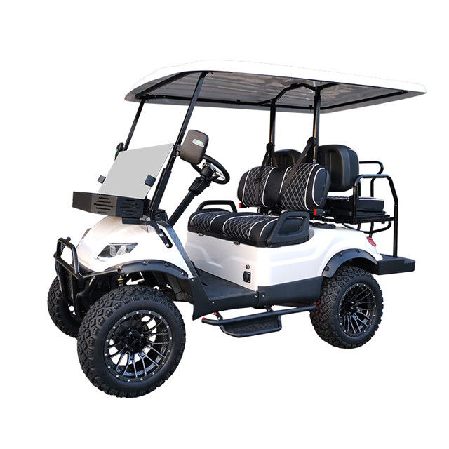 Novo carro de golfe elétrico de bateria de lítio equipado com sistema de segurança para turismo