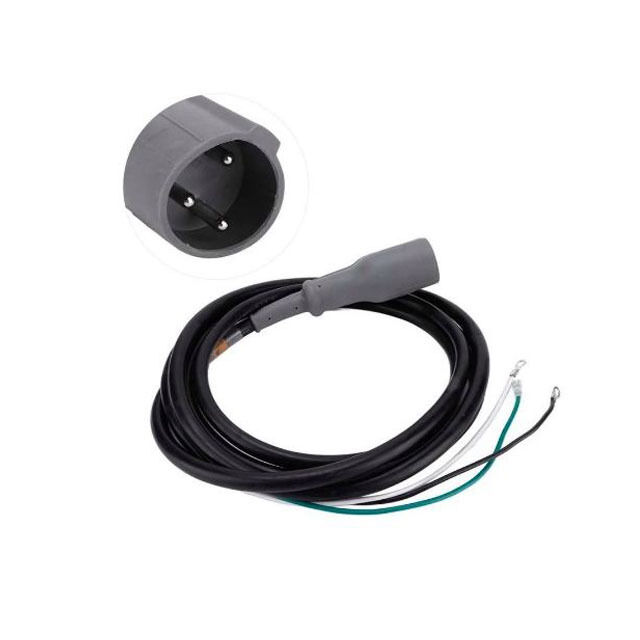 Conector de carregador de 48V para o carro do clube DS & Precedente 1, conector masculino de 3 pines com cabo DC, substitui OEM # 101828901 103429001 101128901