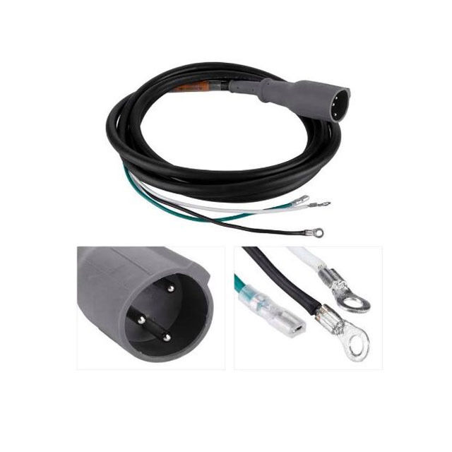 Conector de carregador de 48V para o carro do clube DS & Precedente 1, conector masculino de 3 pines com cabo DC, substitui OEM # 101828901 103429001 101128901