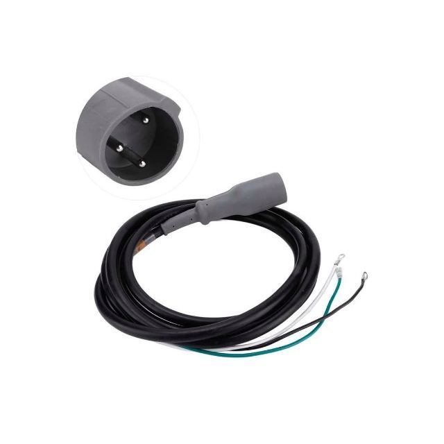 Conector de carregador de 48V para o carro do clube DS & Precedente 1, conector masculino de 3 pines com cabo DC, substitui OEM # 101828901 103429001 101128901