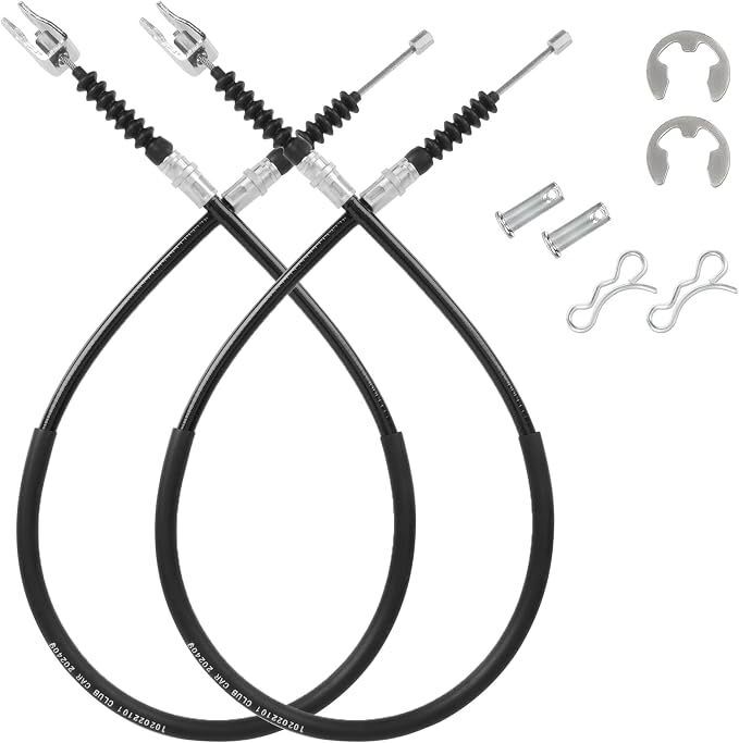Conjunto de cabos de freio Club Car DS 102022101 Substituição OEM Conjunto completo de dois pares de aço revestido de vinil