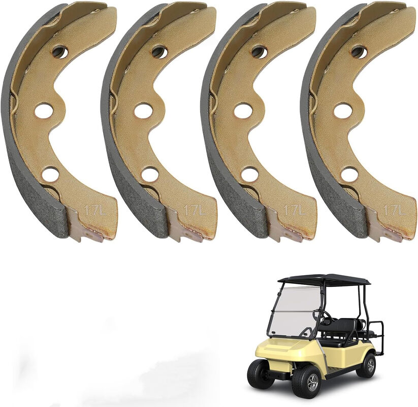 Sapatas de freio Club Car Villager 101146302 Premium Upgrade Villager Six Eight Fit Forro de fricção orgânica