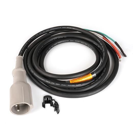 Club Car 48V Carregador Cabo Plug Fio 101828901 Substituição OEM Cabo Pesado de Três Metros Moldado Plugue À Prova D 'Água