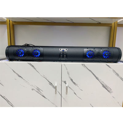 Barra de som de carrinho de golfe com conector BT amplificado e iluminação LED de 8 alto-falantes à prova d'água