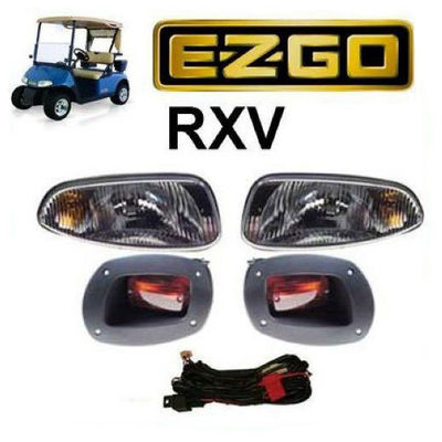 Faróis do carrinho de golfe e luzes da cauda/acessórios com erros golfe elétrico